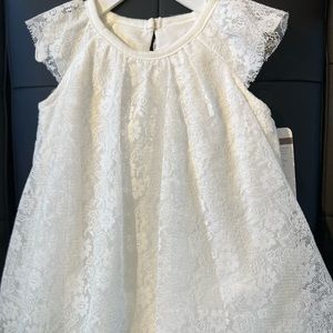 Baby Girl White Lace Special Occasion Dress
